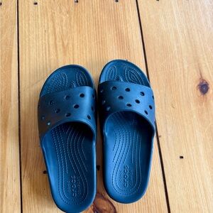 CROCS Black Slide Sandals